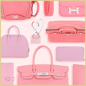 Hermès “Pink” variation that carries happiness.