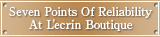 Seven Points Of Reliability At L'ecrin Boutique