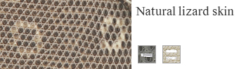 Natural lizard skin