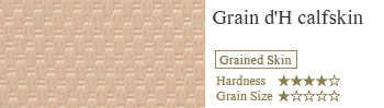 Grain d'H calfskin