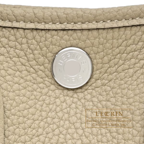 Hermes Neo Garden bag 23 Trench Negonda leather Silver hardware