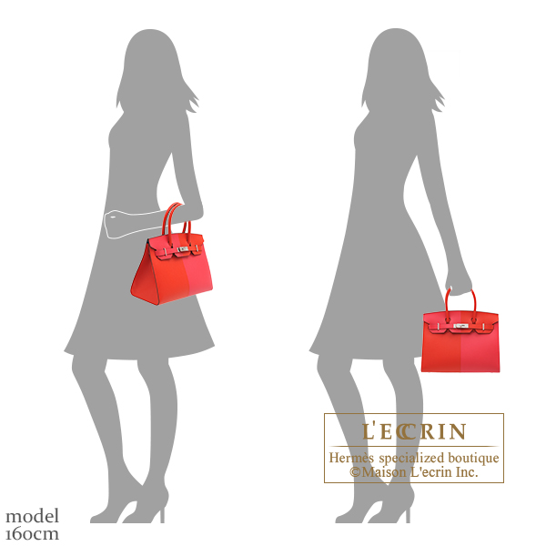 Hermès Birkin Tri-Color Sellier 30 Rouge Casaque Rose Extreme at