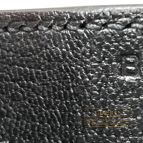 Hermes Birkin bag 25 Black Togo leather Rose gold hardware