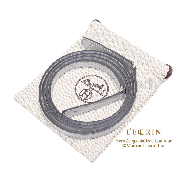 Hermes Kelly Long To Go Argent Chevre chamkila goatskin Silver hardware