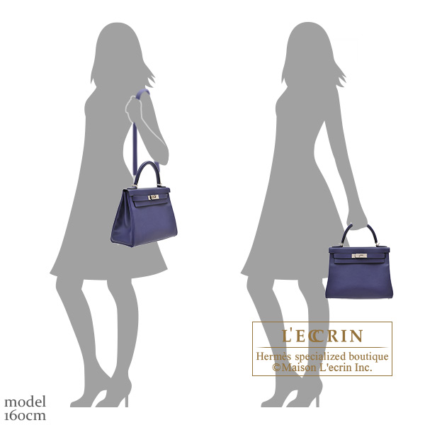 Hermes Evelyne Mini in Bleu encre