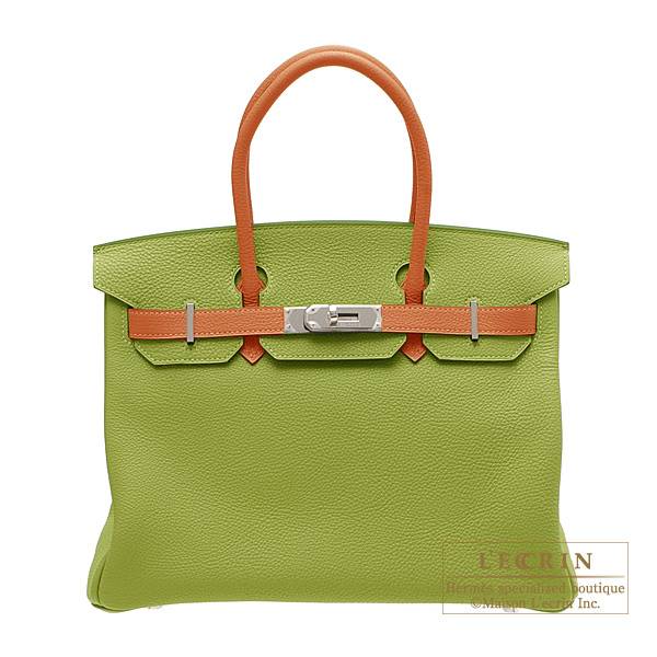 hermes green orange