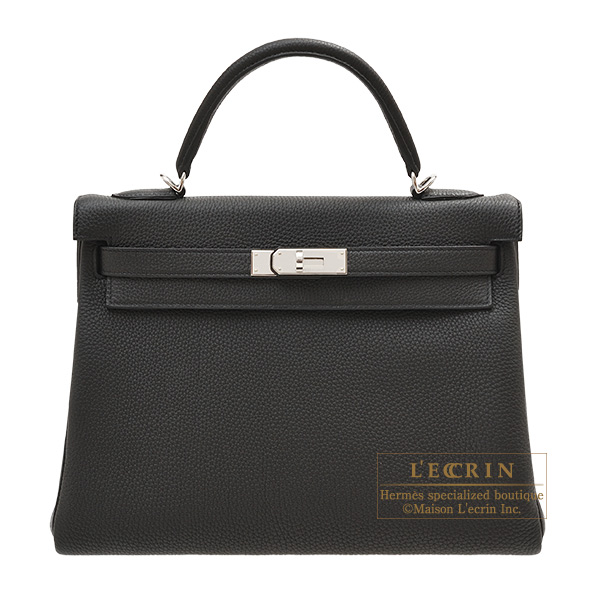 Hermes Kelly Retourne Togo 32 Noir - US