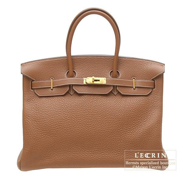 Hermes Birkin bag 35 Etrusque Clemence leather Gold hardware L ecrin Boutique Singapore