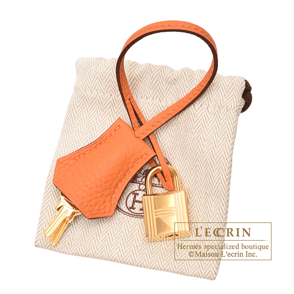 Hermes Birkin 35 Togo Limited Edition Orange Brown Hermes