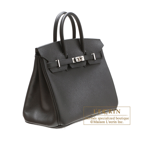 hermes birkin 25 black epsom