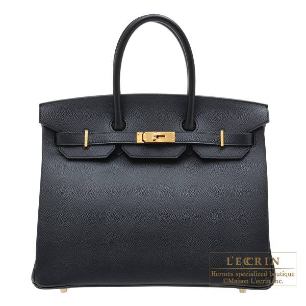 Hermes Birkin bag 35 Black Epsom 