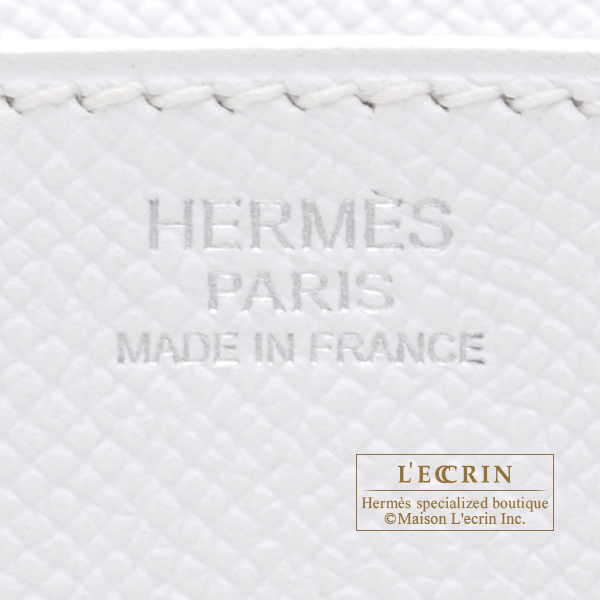Hermes Birkin bag 30 White Epsom leather Silver hardware