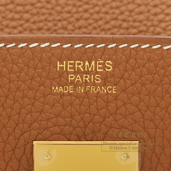 Hermès Birkin Gold Togo 30 Bag