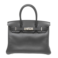 Hermes　Birkin bag 30　Ardoise　Swift leather　Silver hardware