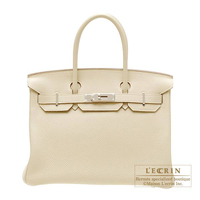 Hermes　Birkin bag 30　Parchemin　Togo leather　Silver hardware