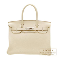 Hermes　Birkin bag 30　Parchemin　Togo leather　Silver hardware