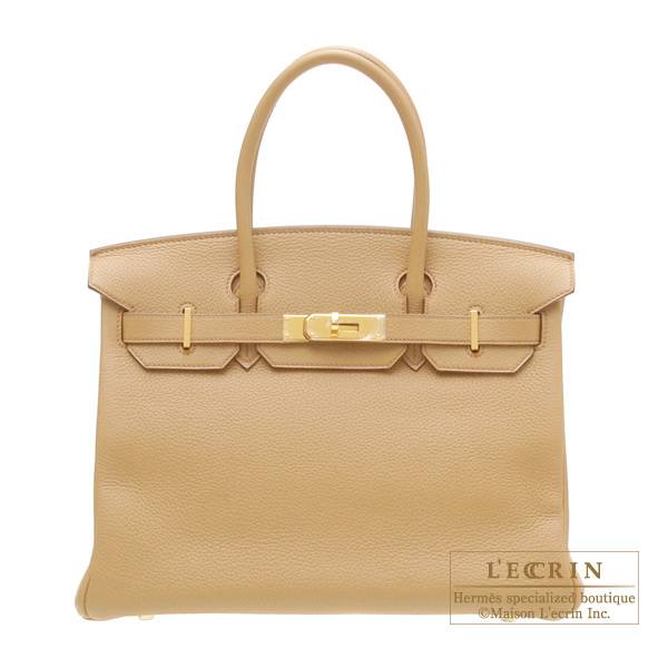 Hermes Birkin 30 Toffee Tan Camel Epsom Leather Palladium Hardware