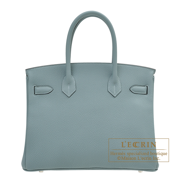 HERMES Togo Leather Birkin 30 Silver Buckle Hand Bag Denim Blue – Brand Off  Hong Kong Online Store