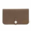 Hermes　Dogon GM　Etoupe grey　Togo leather　Silver hardware