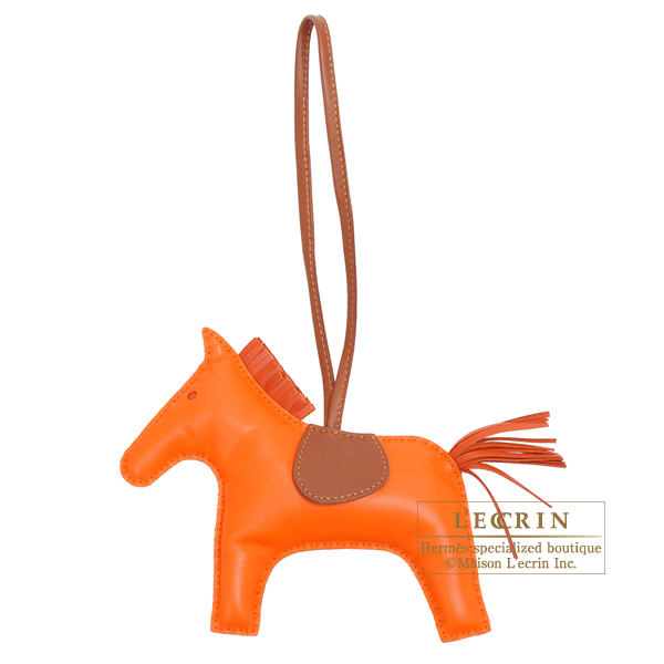 Hermes　Rodeo charm GM　Orange/Brique　Agneau