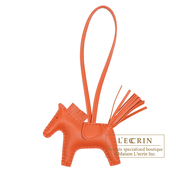 Hermes　Rodeo charm PM　Cornaline　Agneau