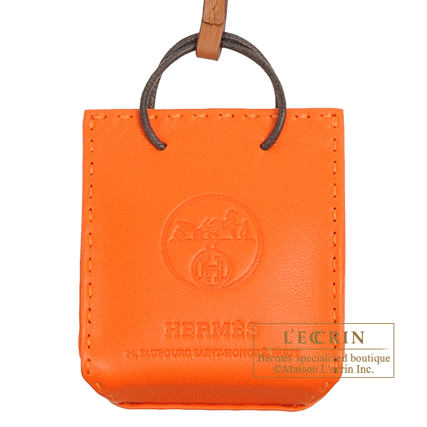 Hermes Sac orange Feu/Gold Agneau/Swift leather