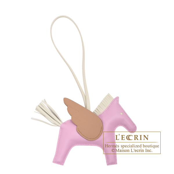 Hermes Rodeo Pegasus PM Charm In Craie And Mauve Pale (Cream And Pink) –  Found Fashion