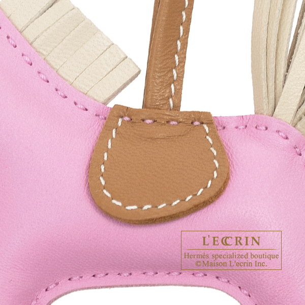 Hermes So Pink GriGri Rodeo Bag Charm Leather PM Pink 631322