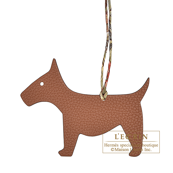 Hermes　Petit H　Dog　Brown/Beige　Leather