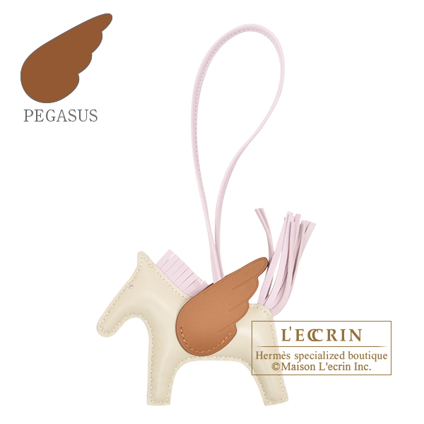 Hermes Rodeo Pegasus PM Charm In Craie And Mauve Pale (Cream And Pink) –  Found Fashion