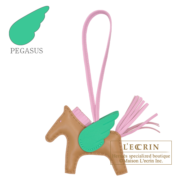 Hermes Rodeo charm Pegasus PM Chai Mauve sylvestre Menthe Agneau Swift leather L ecrin Boutique Singapore