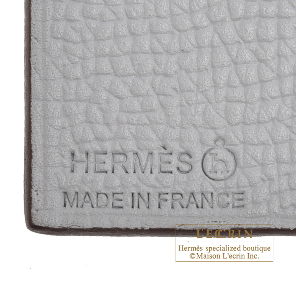 Hermes Petit H Heart Charm Red/Grey Leather | L'ecrin