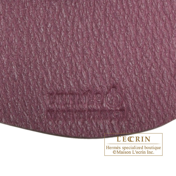 Hermes Petit H Horse Charm Light brown/ Purple Leather