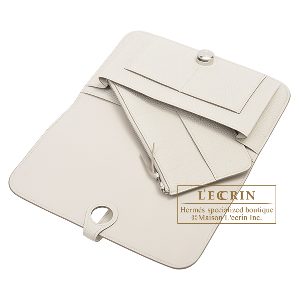 Hermes Dogon GM Beton Togo leather Silver hardware