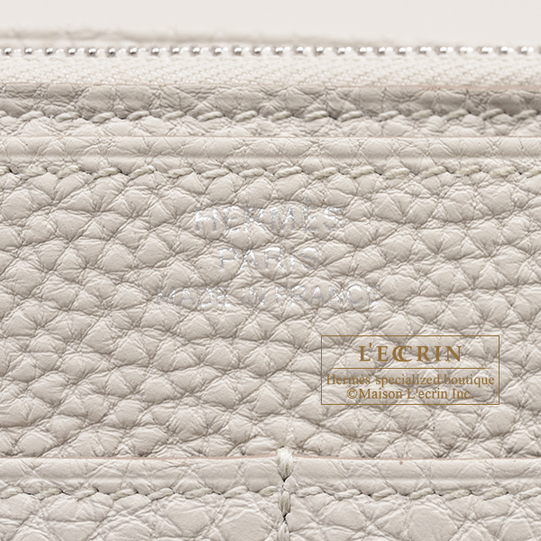 Hermes Dogon GM Beton Togo leather Silver hardware