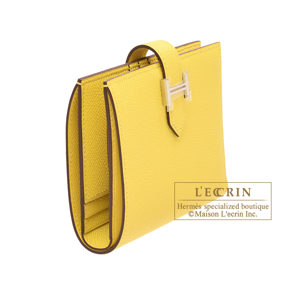 Hermes yellow wallet 2025