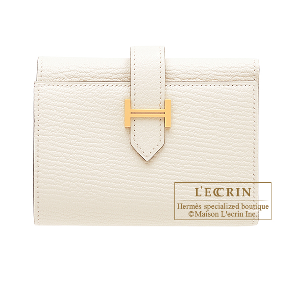 Hermes　Bearn Conbine　Nata　Chevre myzore goatskin　Gold hardware