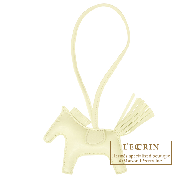 Hermes　Rodeo charm PM　Jaune milton　Agneau