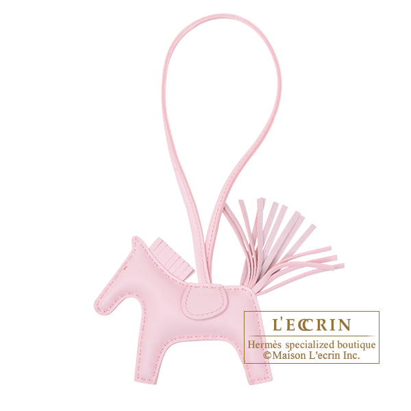 Hermes　Rodeo charm PM　Rose darling　Agneau