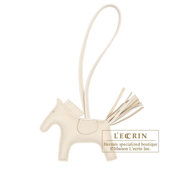 Hermes　Rodeo charm PM　Craie　Agneau