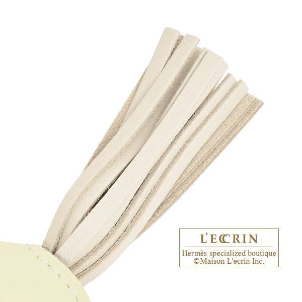 Hermes Rodeo charm Robeo Coeur PM Craie/Jaune milton/Rouge radieux Agneau/Swift leather