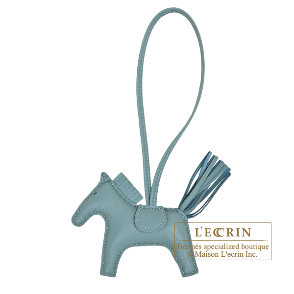 Hermes　Rodeo charm PM　Ciel　Agneau