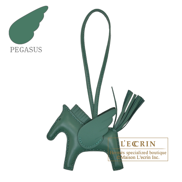 Hermes　Rodeo charm Pegasus PM　Vert moyen　Agneau/Swift leather