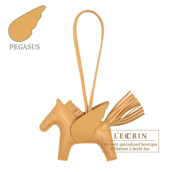 Hermes　Rodeo charm Pegasus PM　Paille　Agneau/Swift leather