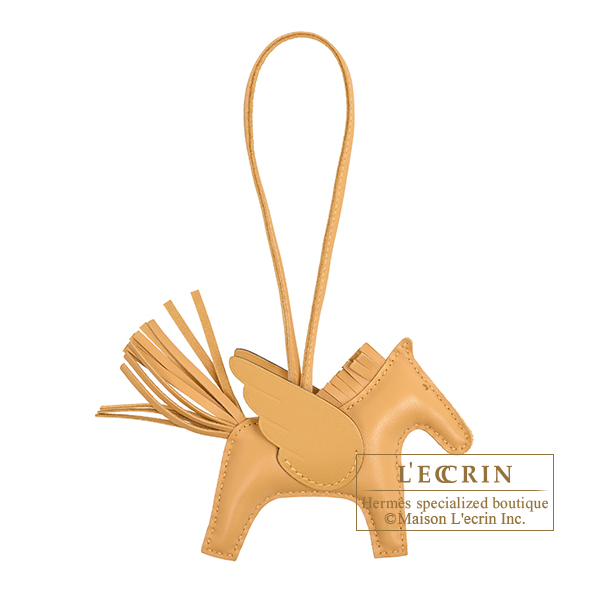 Hermes Rodeo charm Pegasus PM Paille Agneau/Swift leather