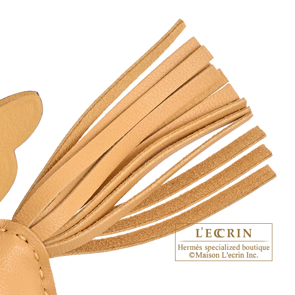 Hermes Rodeo charm Pegasus PM Paille Agneau/Swift leather