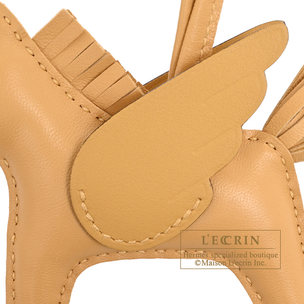 Hermes Rodeo charm Pegasus PM Paille Agneau/Swift leather