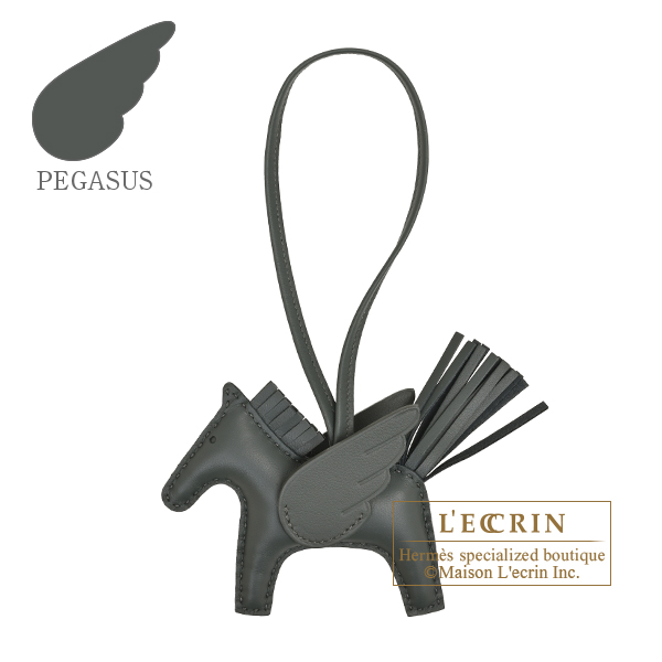 Hermes　Rodeo charm Pegasus PM　Vert mangrove　Agneau/Swift leather