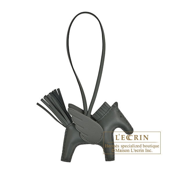 Hermes Rodeo charm Pegasus PM Vert mangrove Agneau/Swift leather