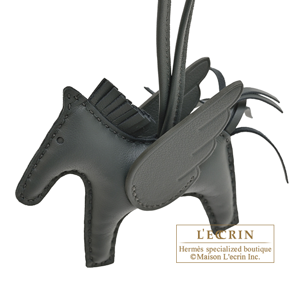 Hermes Rodeo charm Pegasus PM Vert mangrove Agneau/Swift leather